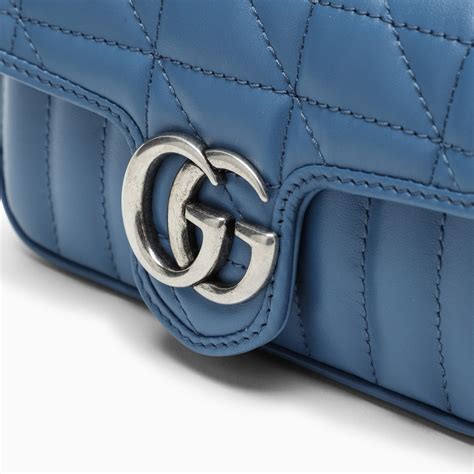 blue bag gucci|gucci marmont bag blue.